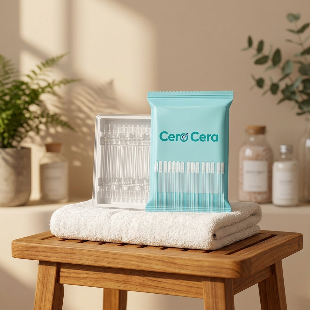 Cero Cera en el baño