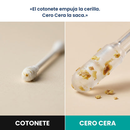 Cotonete contra Cero Cera