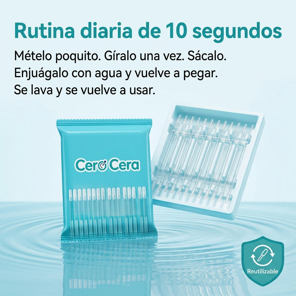 Rutina diaria de 10 segundos con Cero Cera